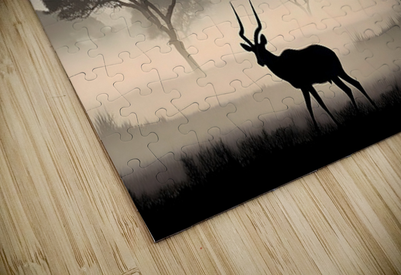 Whispering Plains – Saola Print Savage Art Prints Puzzle