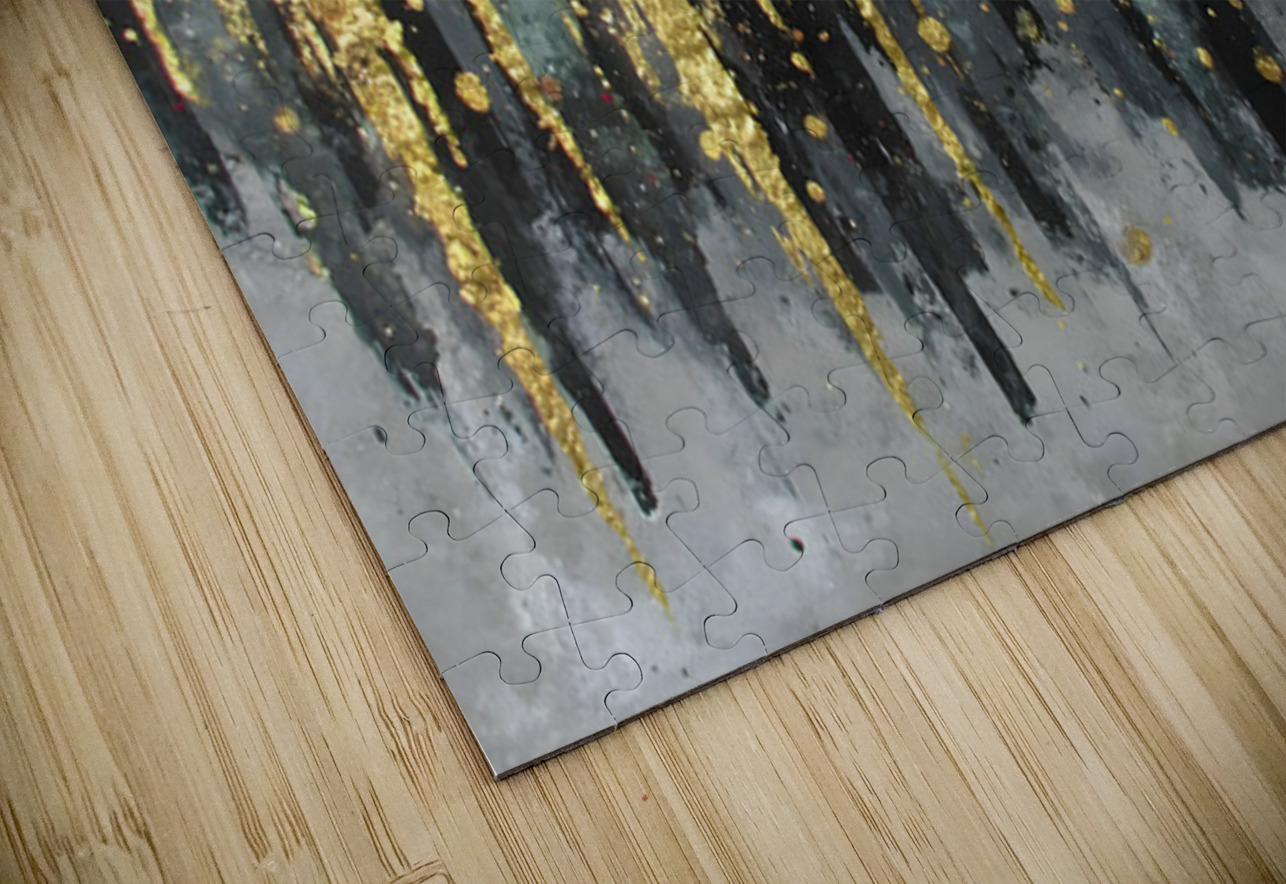 Urban Chaos – Abstract Cityscape Art Print Savage Art Prints Puzzle