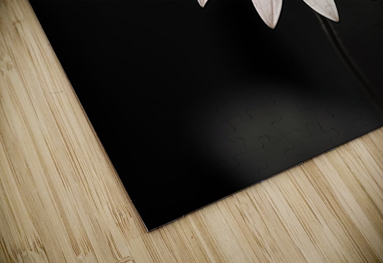 Amber Echo – Warm Toned Floral Minimalist Print Savage Art Prints Puzzle