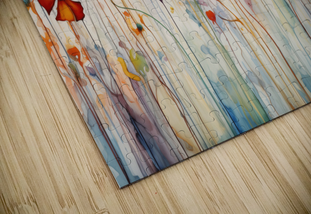 Audacious – Abstract Floral Print Savage Art Prints Puzzle