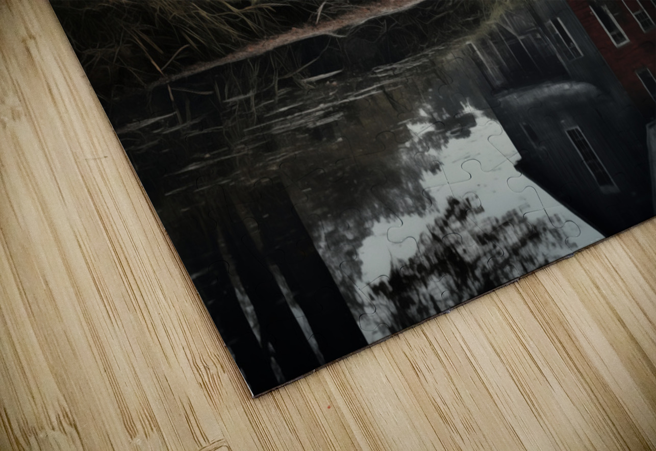 Farmhouse – Rustic Country Landscape Art Print Savage Art Prints Puzzle