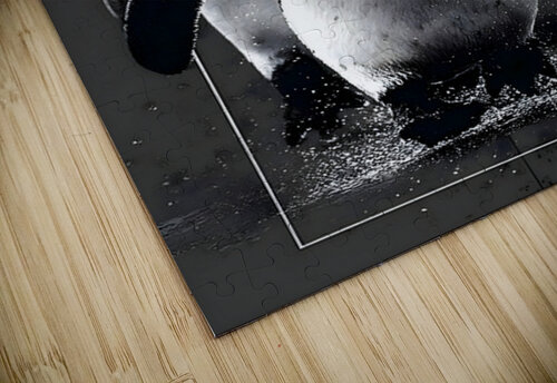 March of the Frost – Penguin Formation Print Savage Art Prints puzzle