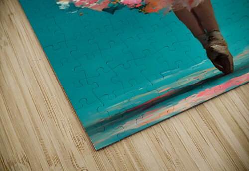 Blooming Pirouette – Ballerina Print Savage Art Prints puzzle