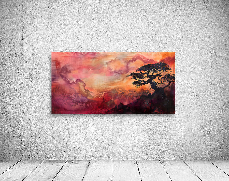 Yuyake No Kodo 夕焼けの鼓動 - Heartbeat Of The Sunset - Japanese Sunset Art Prints Wall Preview