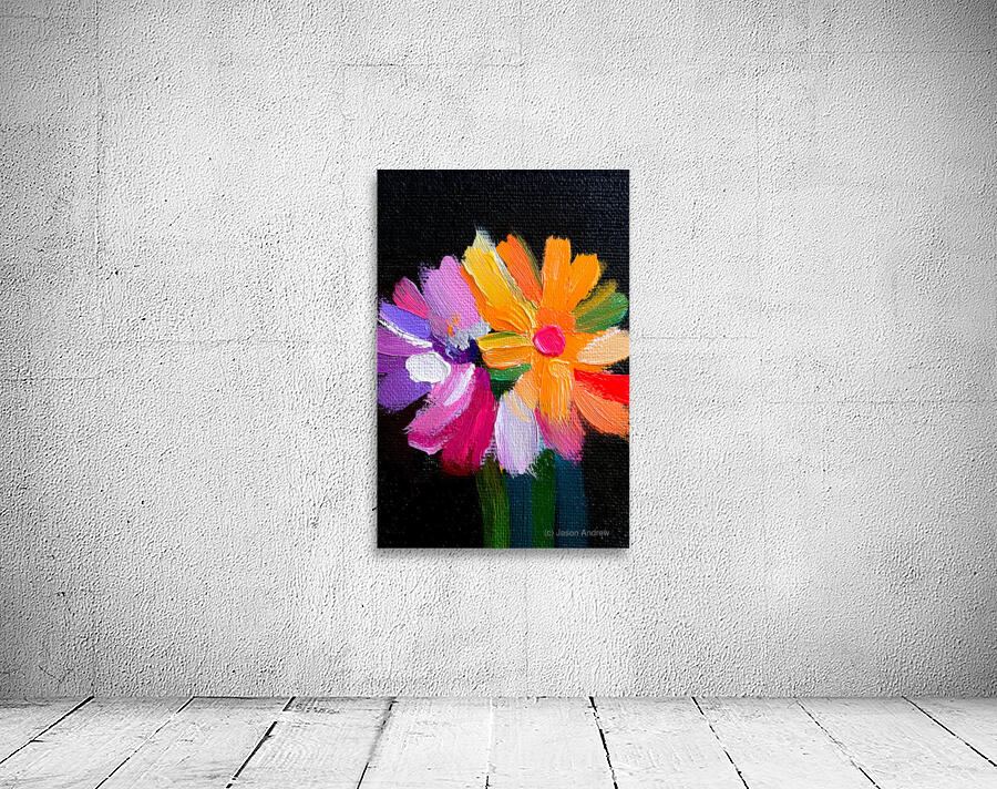 Eclat De Couleurs - Color Shout - Bold Floral Art Prints Wall Preview