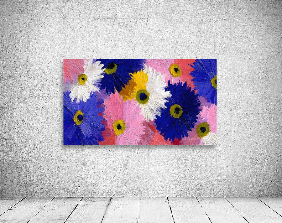 Palette En Fleurs - Palette In Bloom - Abstract Floral Art Prints Wall Preview
