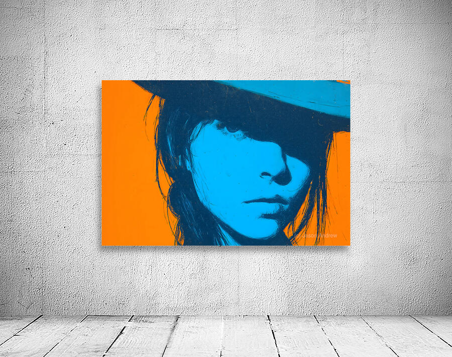 Beneath the Hat – Vintage Fashion Art Print Wall Preview