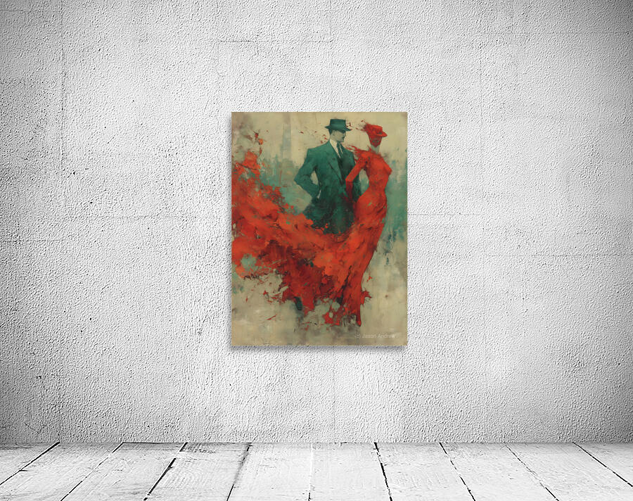 Le Feu de l’Elegance – The Fire of Elegance Vintage Poster Art Print Wall Preview