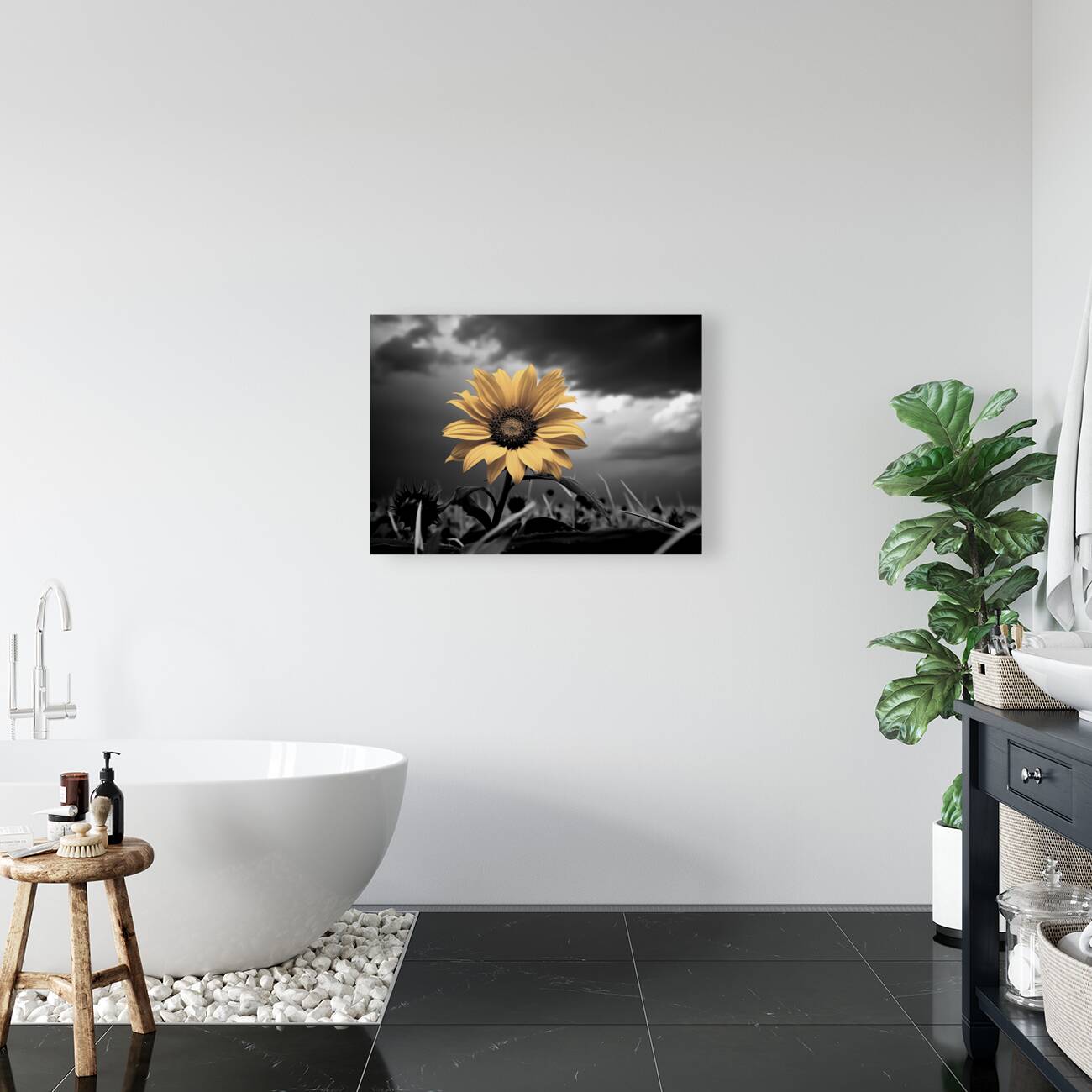 Helianthus Paradoxus - Sunflower Portrait Art Prints Reproduction