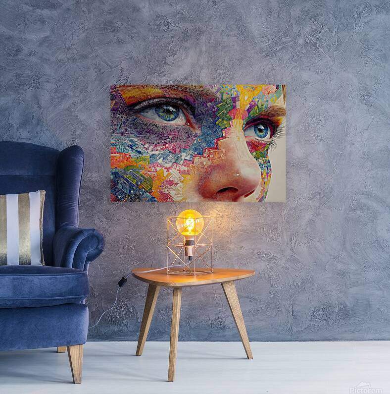 Cartografia Del Alma - Cartography Of The Soul - Surreal Portrait Art Prints Reproduction