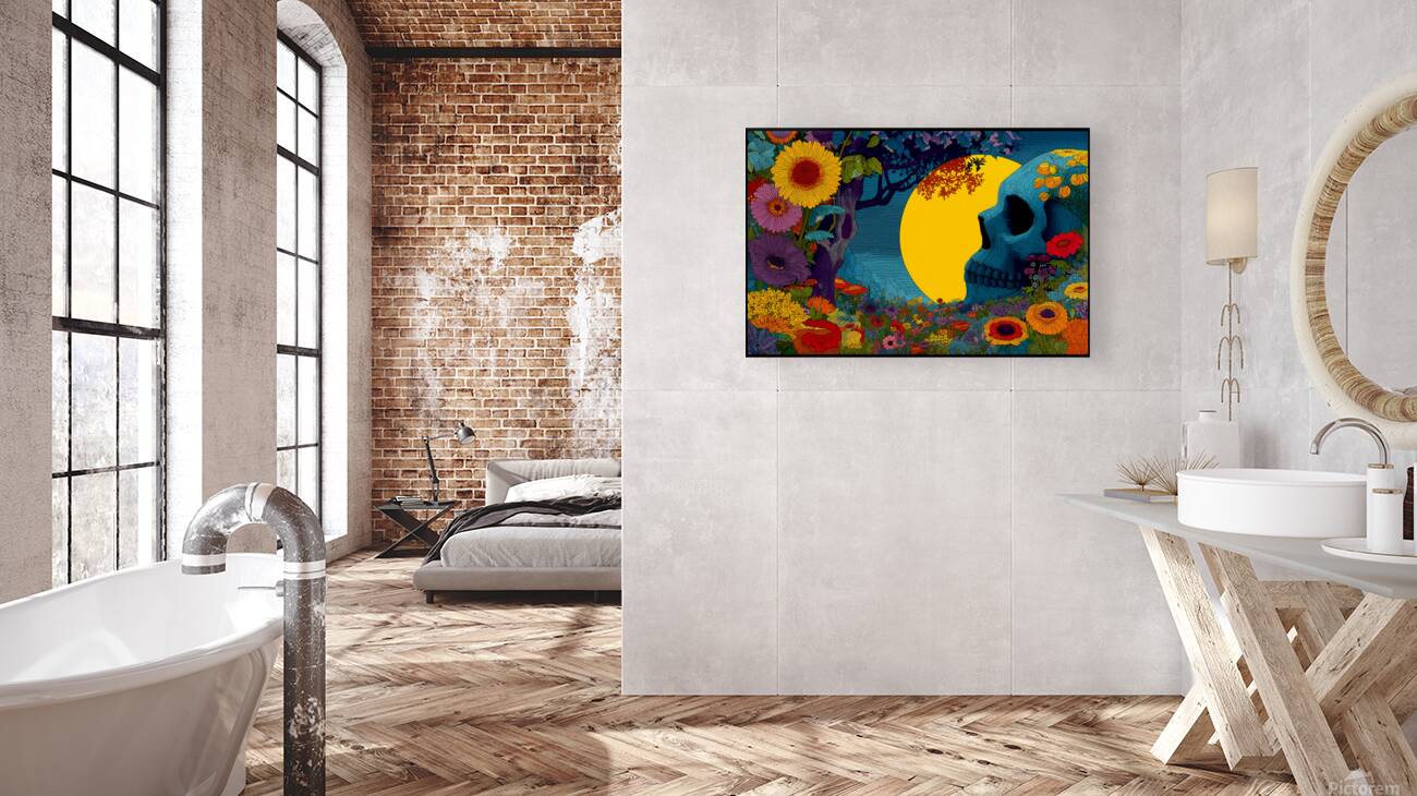 Life After Death - Pop Surreal Skull Art Prints Reproduction