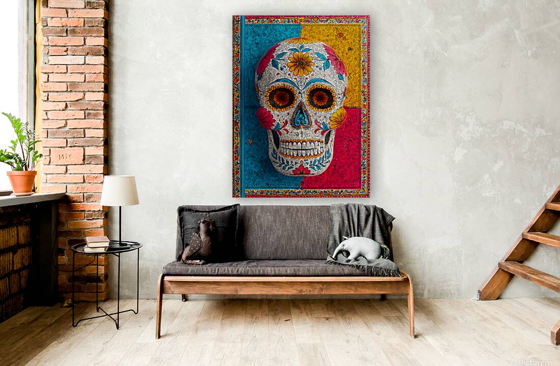 Sugar Skull Fiesta – Vibrant Dia de los Muerto Reproduction