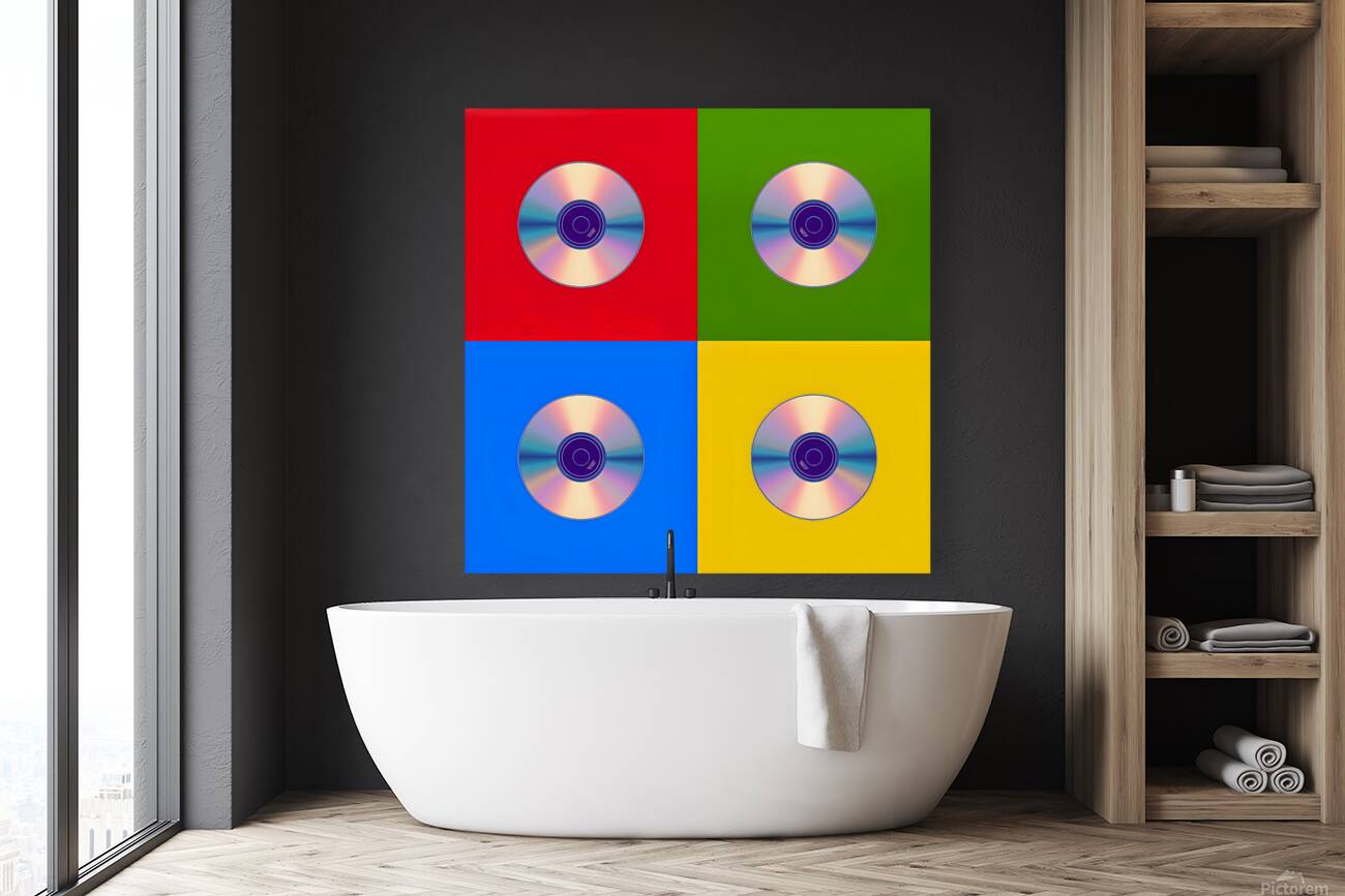 Permanent Mix – Compact Disc Pop Art Print Reproduction