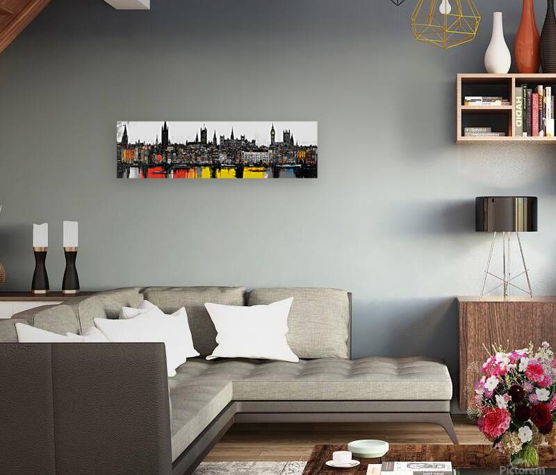 Electric Thames - London Cityscape Print Reproduction