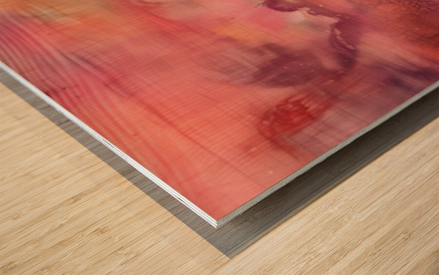 Yuyake No Kodo 夕焼けの鼓動 - Heartbeat Of The Sunset - Japanese Sunset Art Prints Wood print