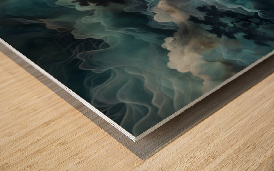 Sei To Do 静と動 - Stillness And Motion - Japanese Abstract Landscape Art Prints Wood print