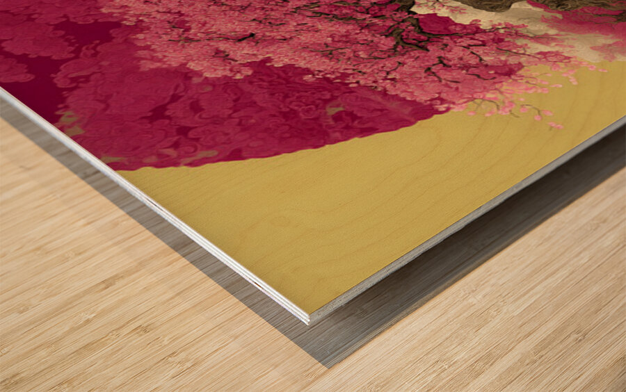 Haru No Uta 春の歌 - Song Of Spring - Japanese Cherry Blossom Art Prints Wood print