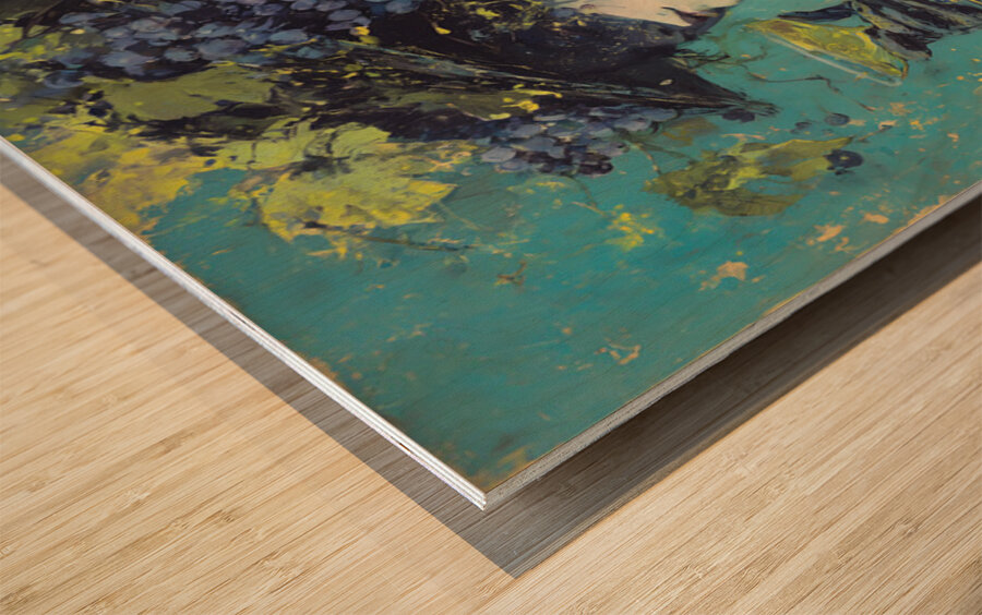 L’Elixir du Vignoble – The Vineyard Elixir Vintage Poster Art Print Wood print