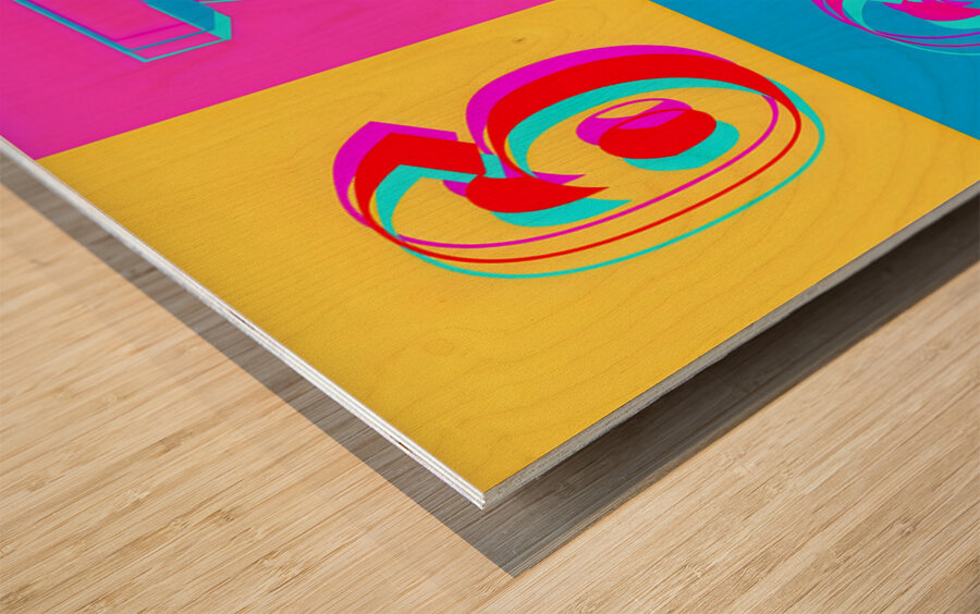 Six Seven – Gen Alpha Pop Art Print Wood print