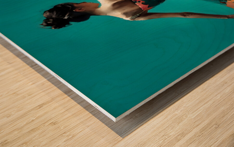 Blooming Pirouette – Ballerina Print Wood print