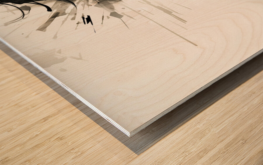 Assassin –  Womens Portrait Art Print Wood print